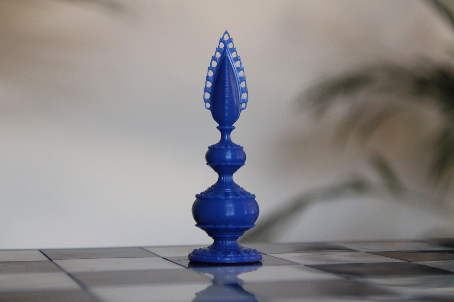 Pièces de jeu d'échecs Bleu Collection Héritage