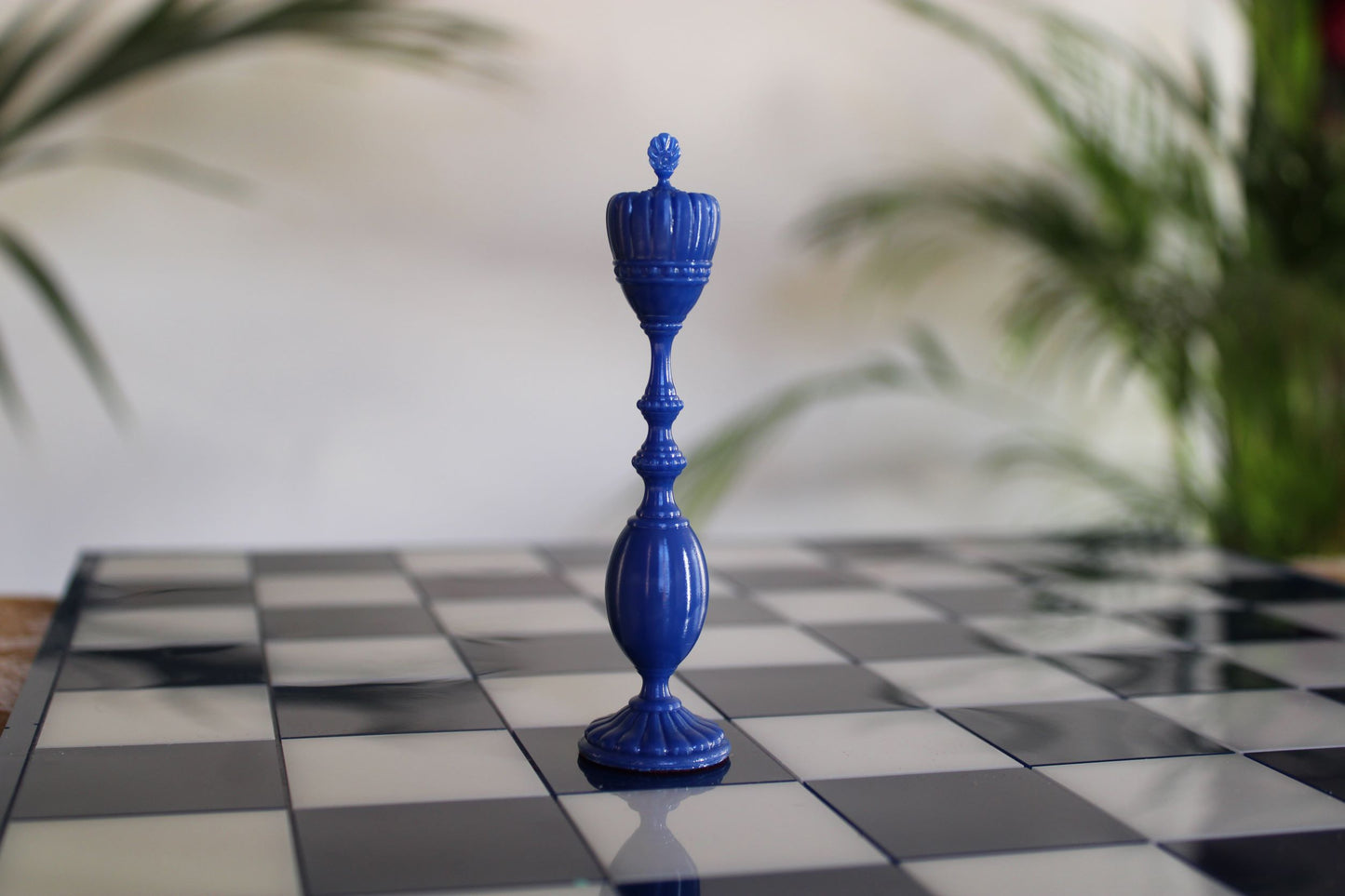 Pièces de jeu d'échecs Bleu Collection Charme