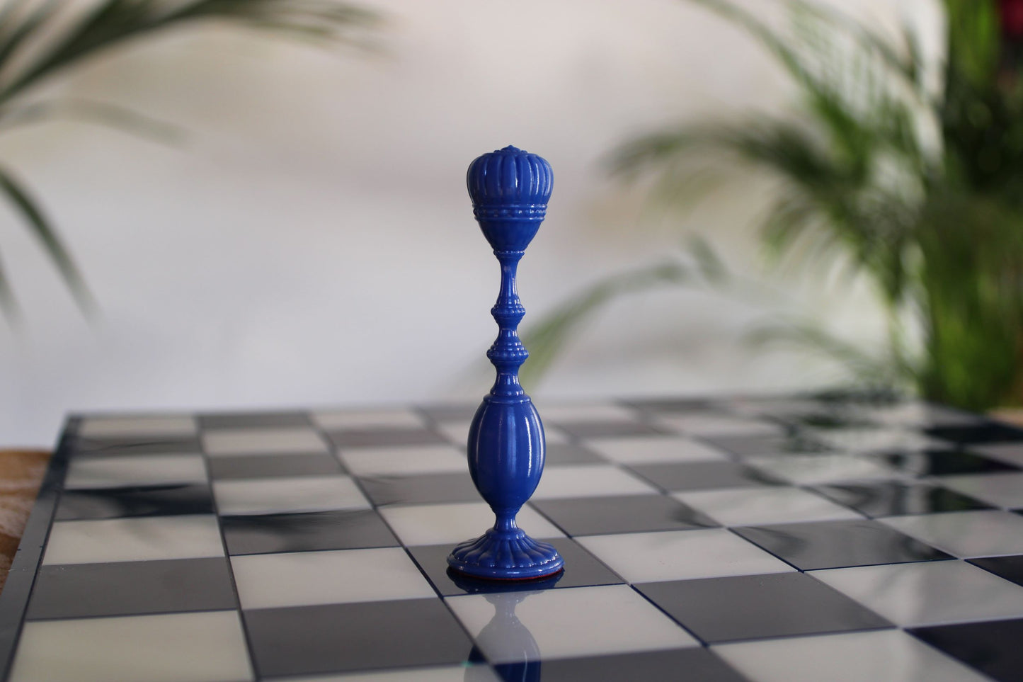 Pièces de jeu d'échecs Bleu Collection Charme