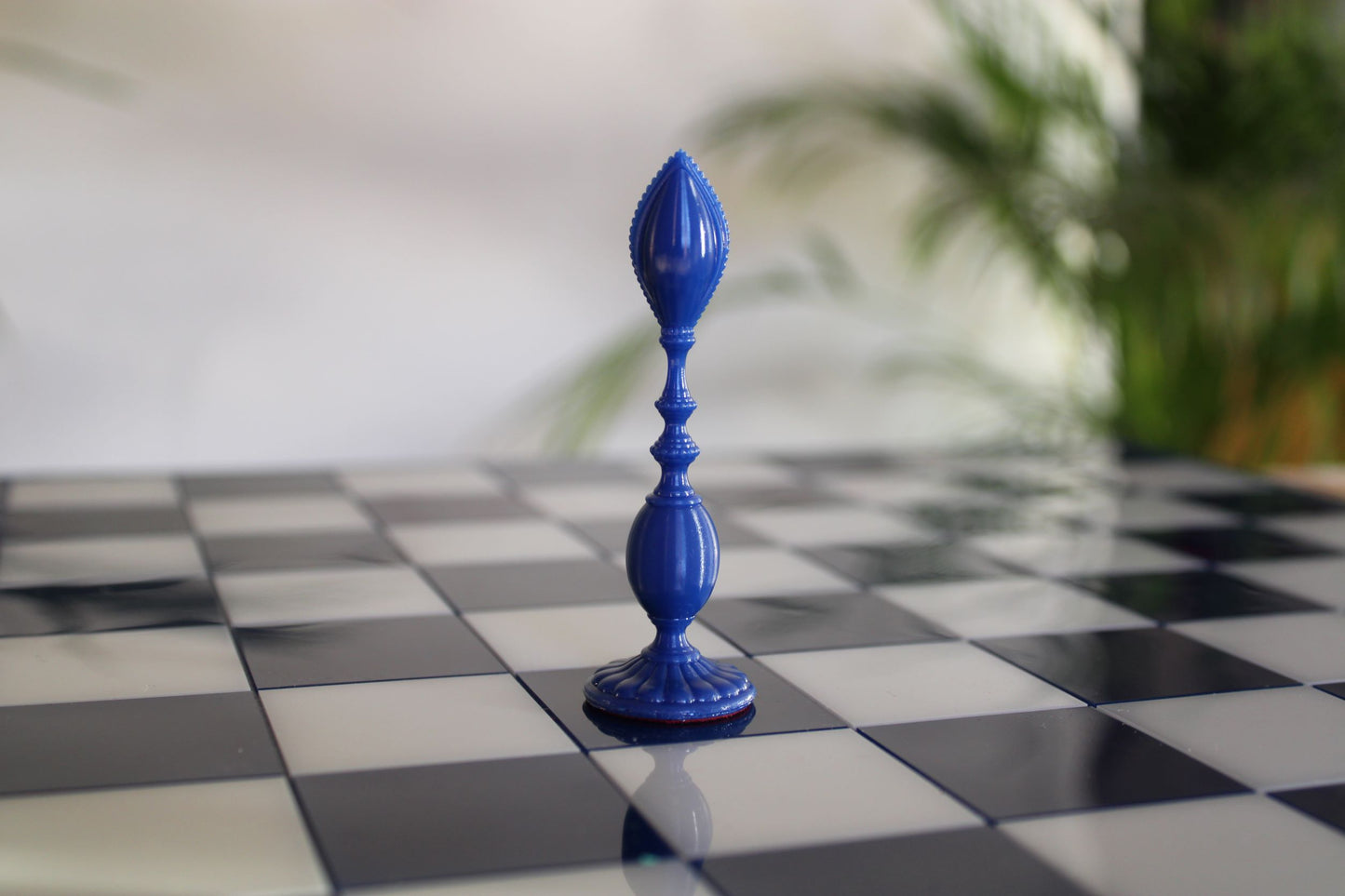 Pièces de jeu d'échecs Bleu Collection Charme