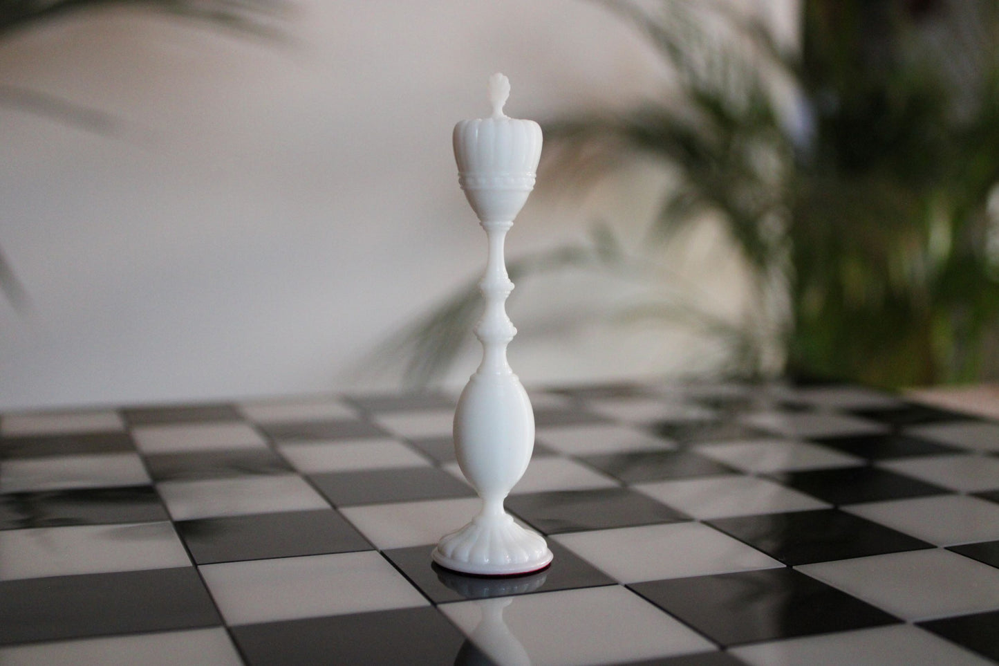 Pièces de jeu d'échecs Blanc Collection Charme