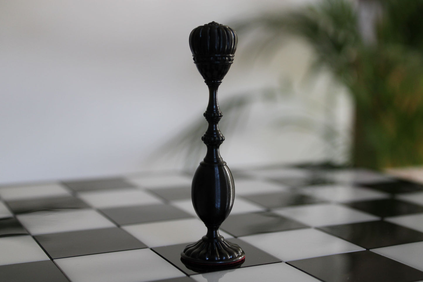 Pièces de jeu d'échecs Noir Collection Charme