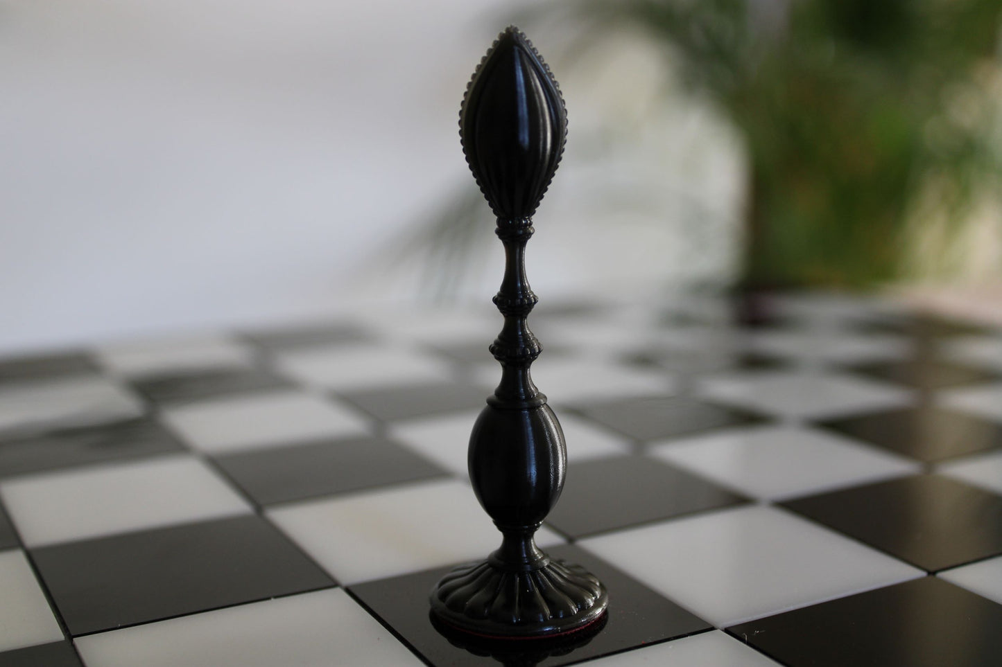 Pièces de jeu d'échecs Noir Collection Charme